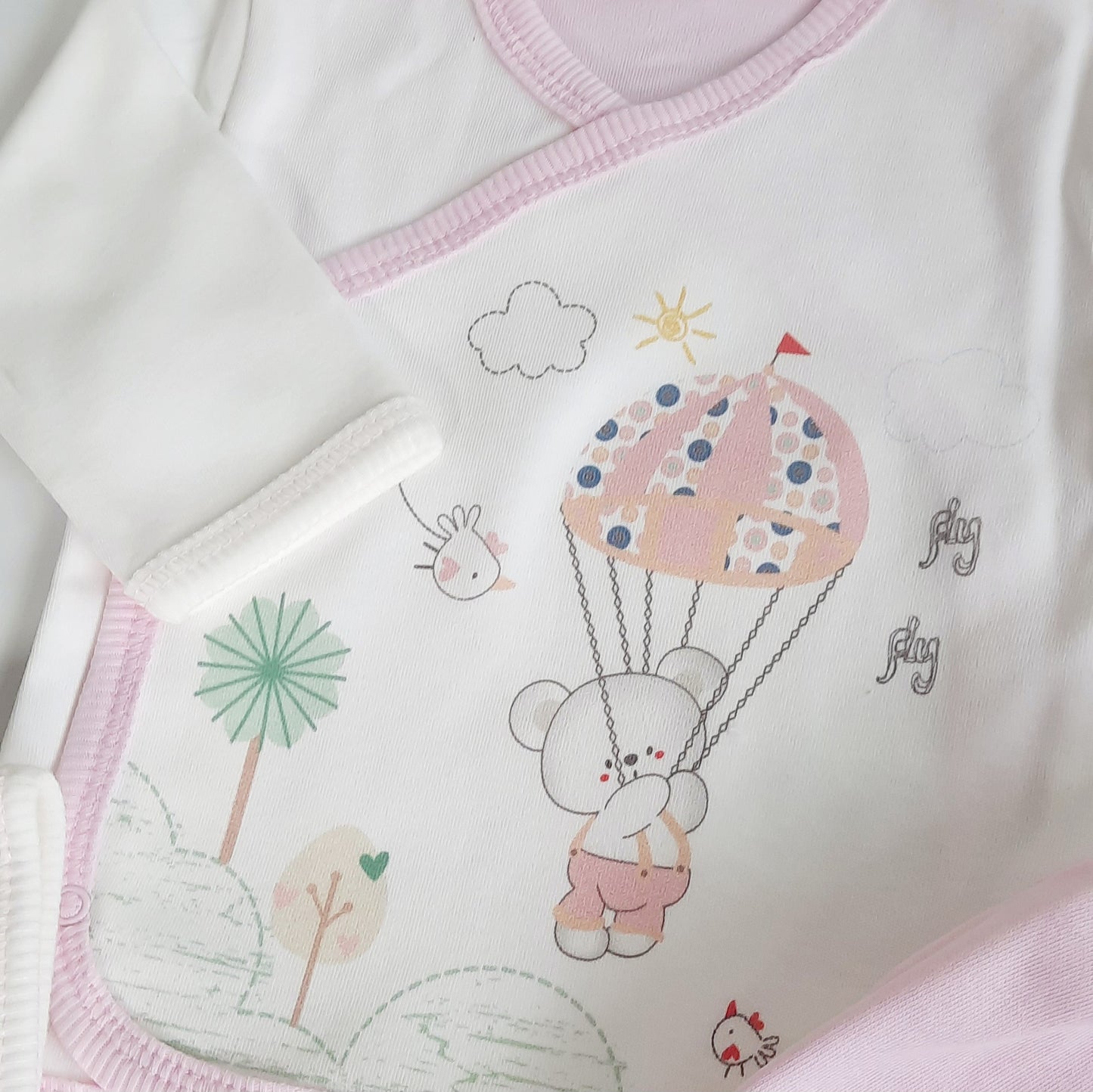 Baby Girls Bear & Balloon Gift Box