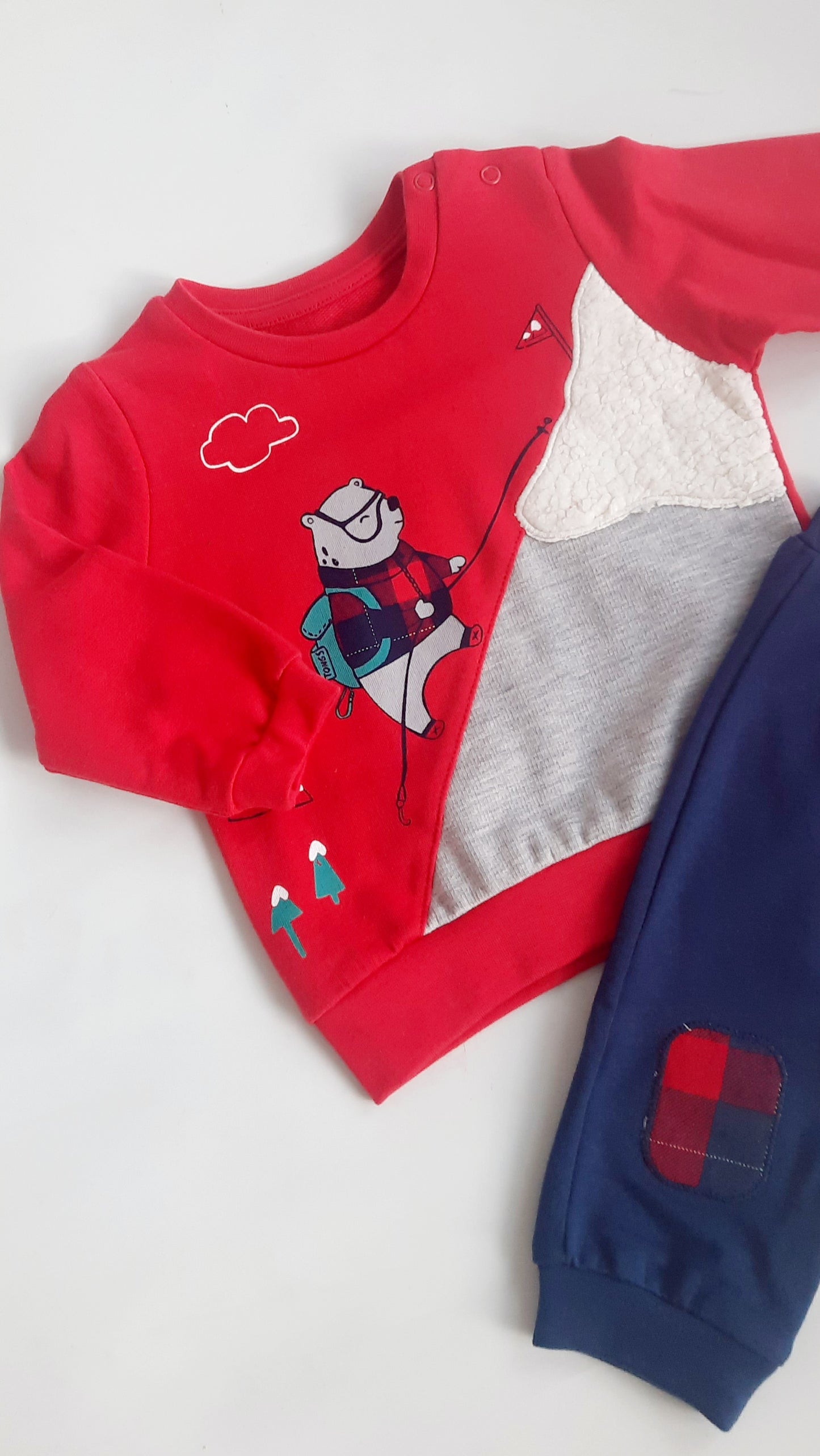 Ben Baby Boys Red Playsuit