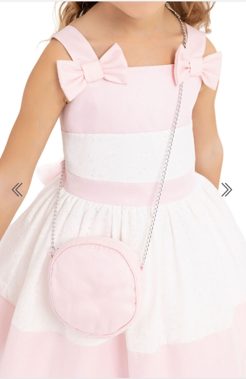 Jayla Girls Pink Dress & Bag