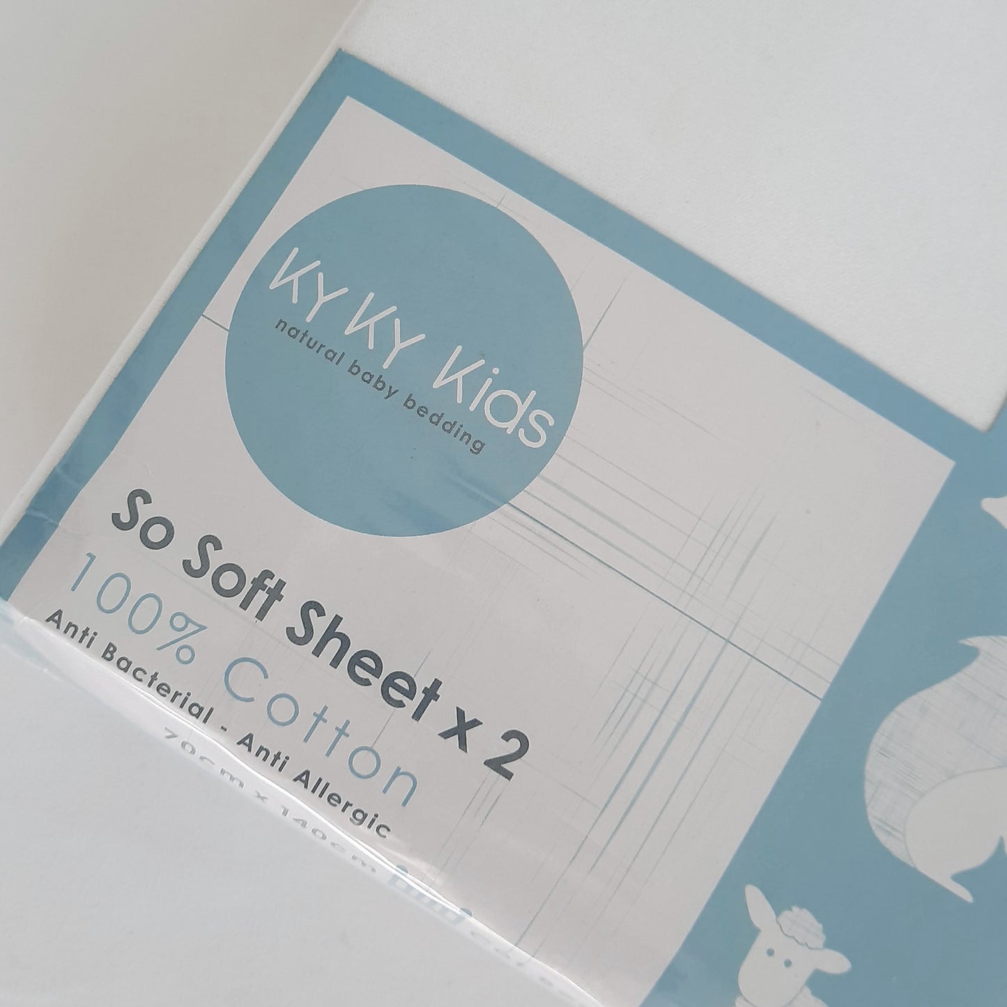 Cotbed Jersey Fitted Sheet 2 Pack - 70 x 140 cm