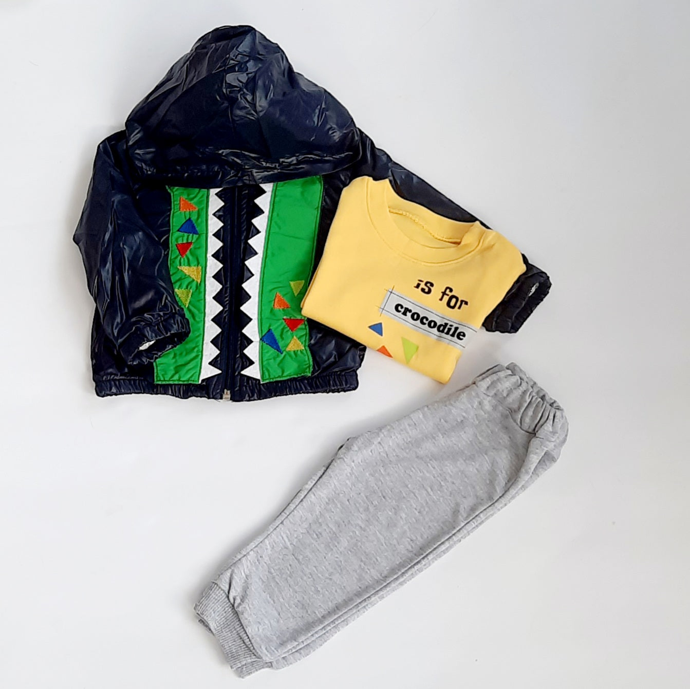 Alan Baby Boys Raincoat Outfit