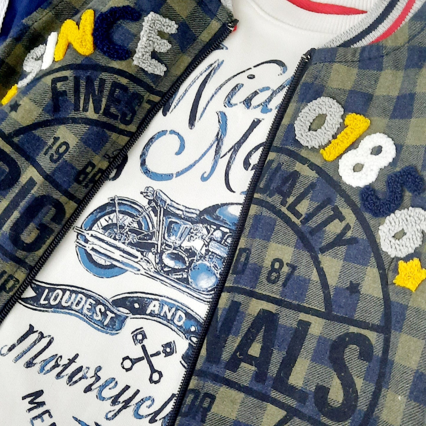 Dalton Boys Baseball Jacket Tee Jeans