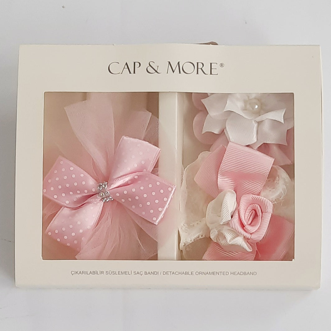 Bowie Girls 3 Headband Bow Box