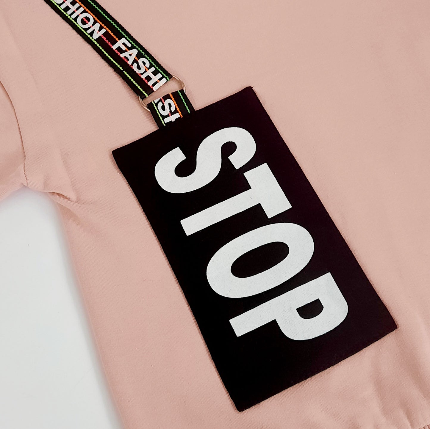 Older Girls Pink Stop Tracksuit