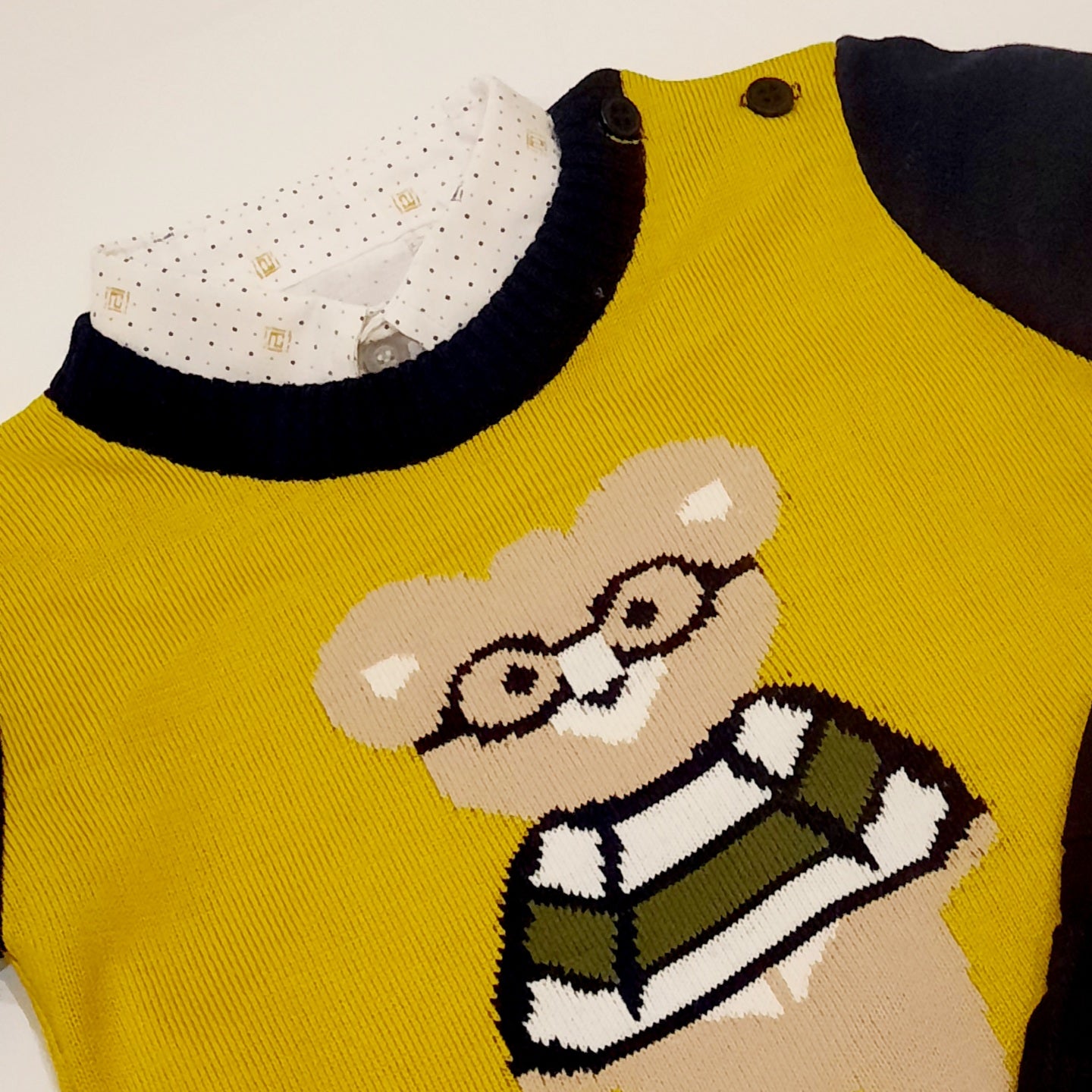 Percy Baby Boys Jumper Shirt Chinos