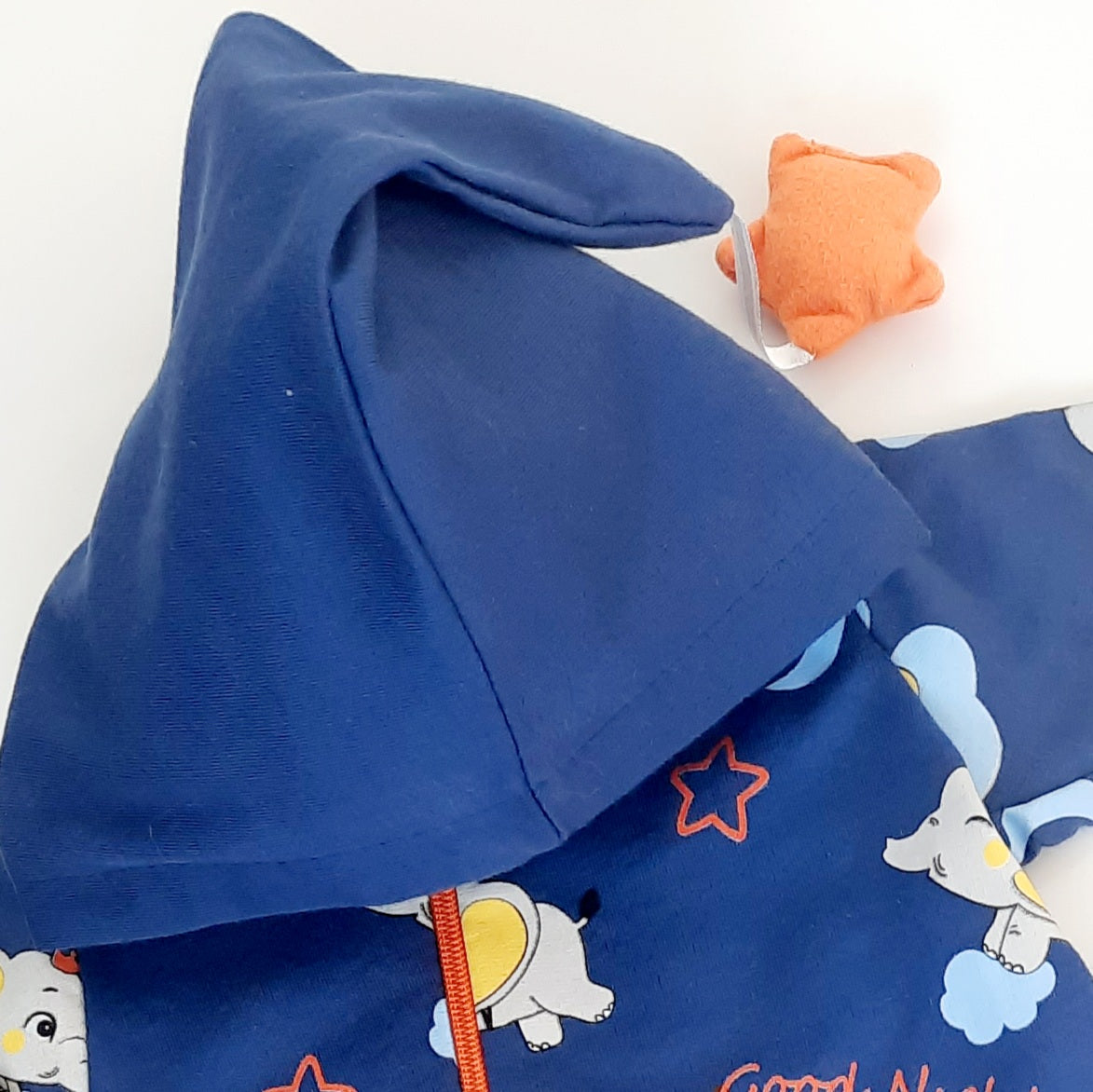 Baby Gender Neutral Elephant Sleep Suit