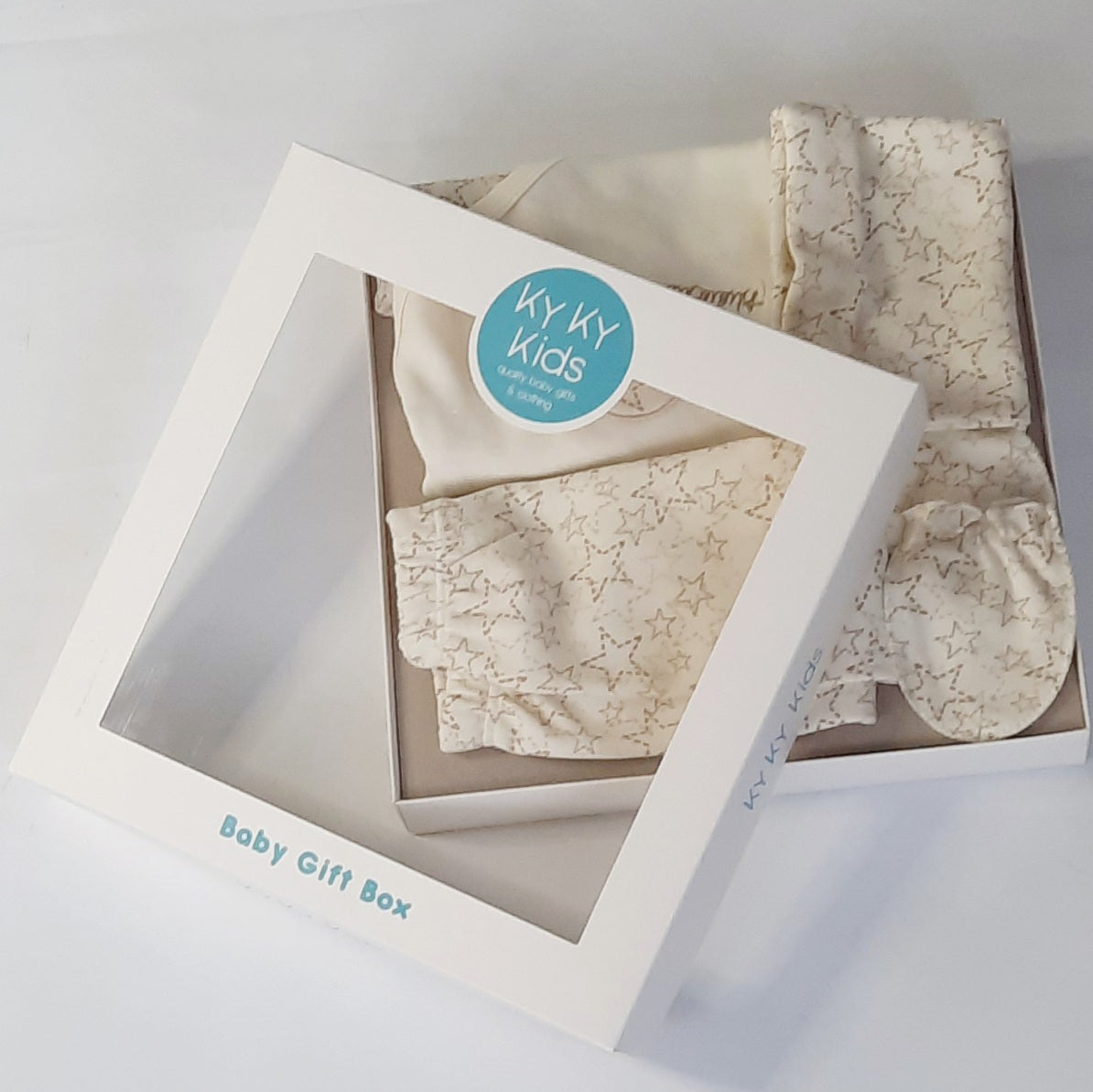 Baby Balloons Neutral Gift Box