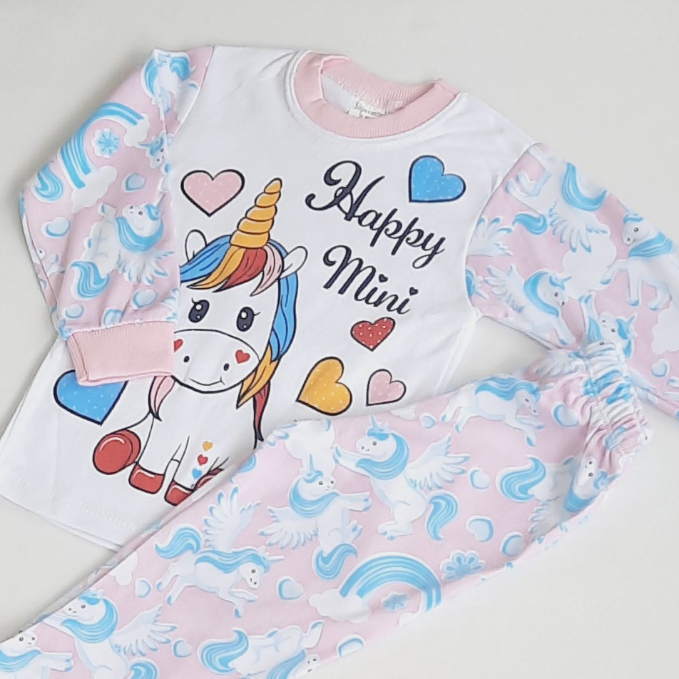 Lexi Girls Pink Unicorn Pajamas