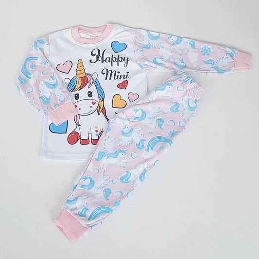 Lexi Girls Pink Unicorn Pajamas