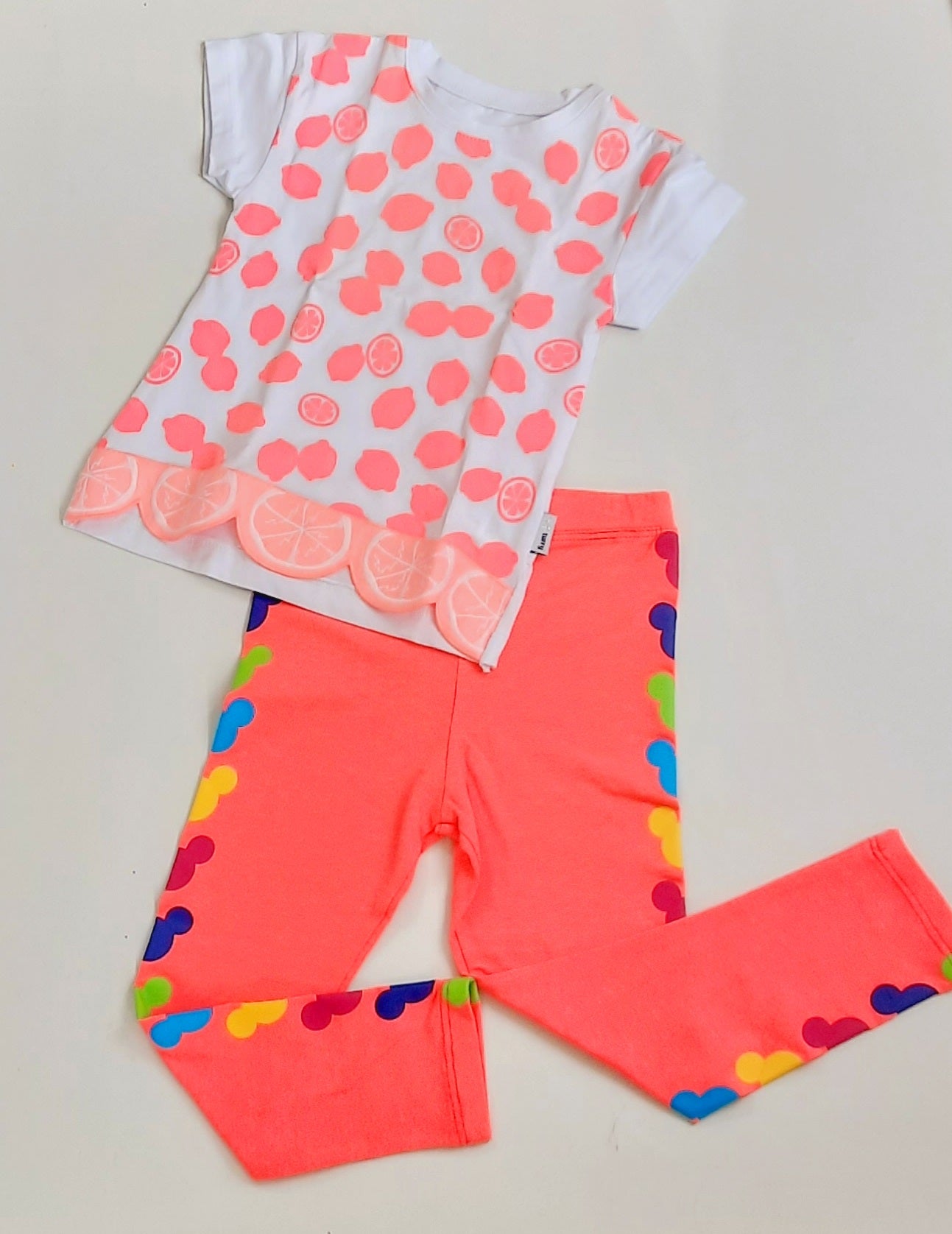 Girl's Neon Lemon Tee