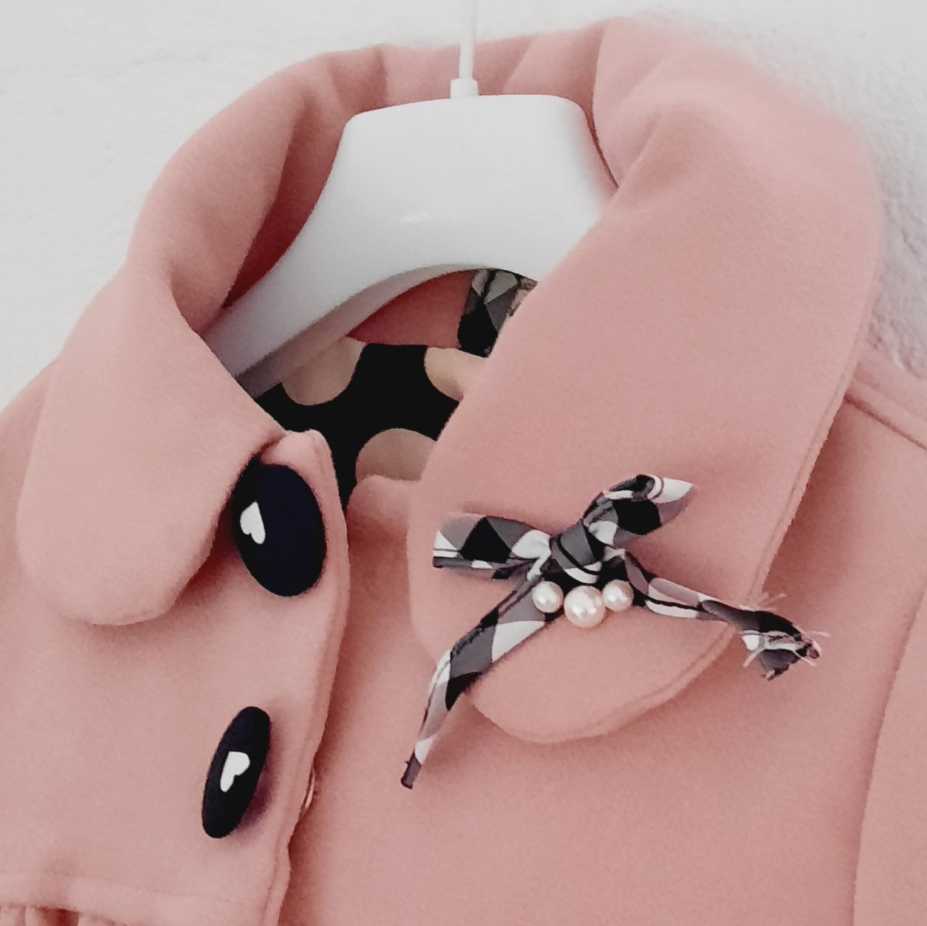 Polly Baby Girls Pink Swing Coat