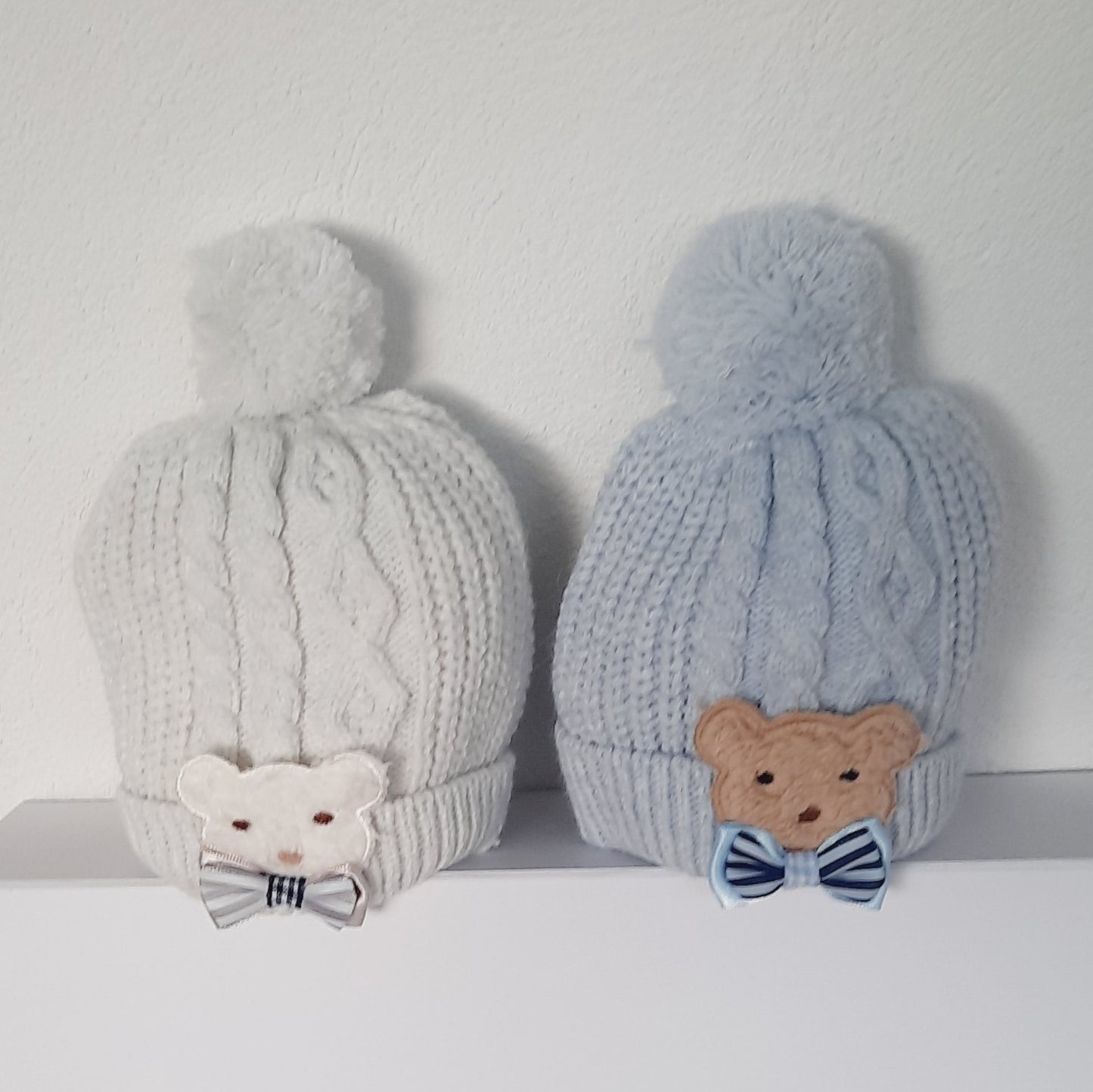 Baby Bear Blue Hat with Tassel