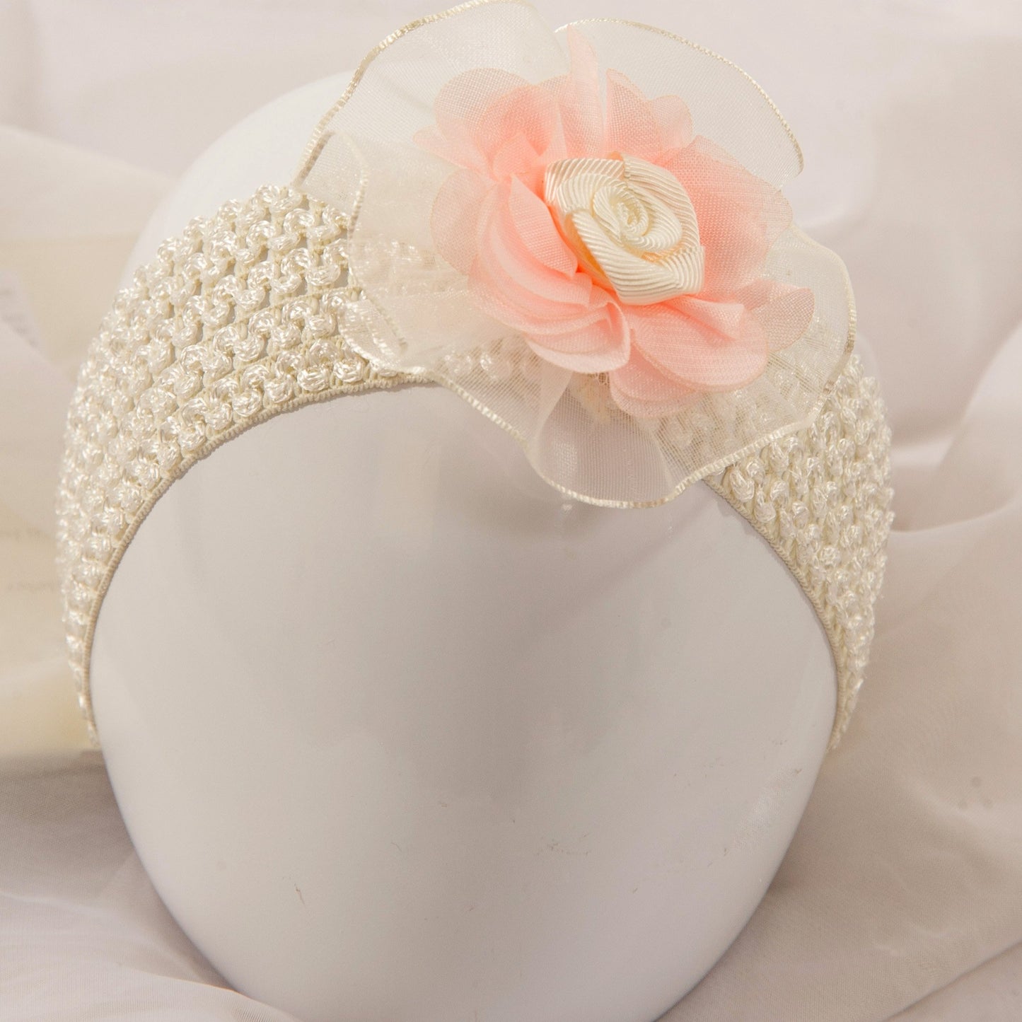 Single Tutu Hair band - Pink Voile