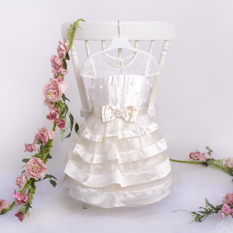 Flower Girl Dress & Hairband - Bianca