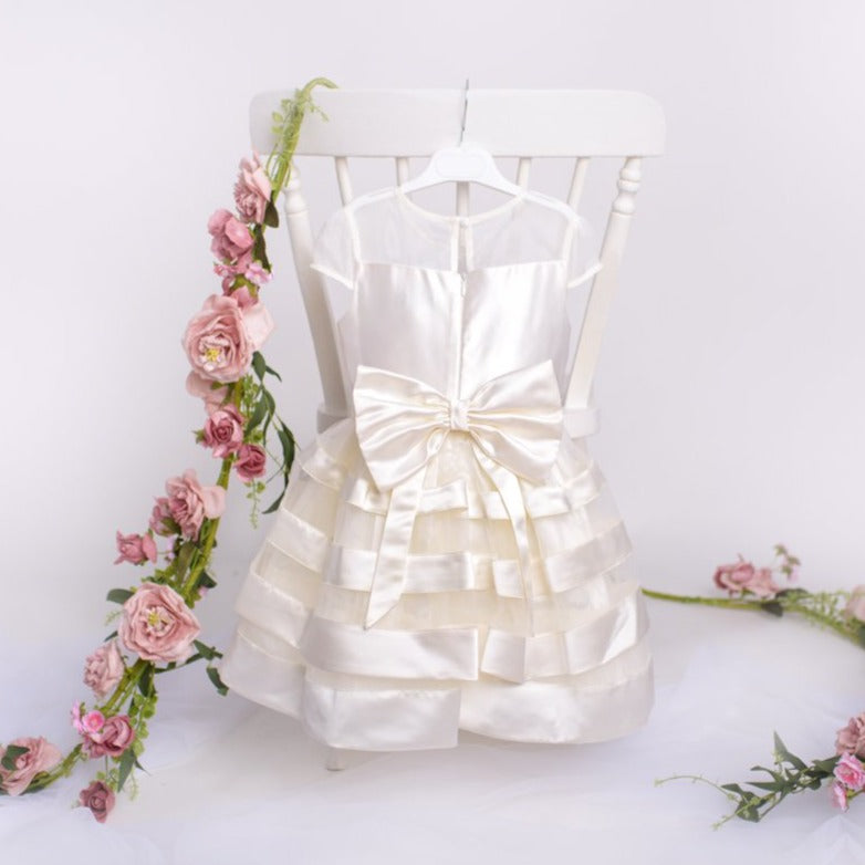 Flower Girl Dress & Hairband - Bianca
