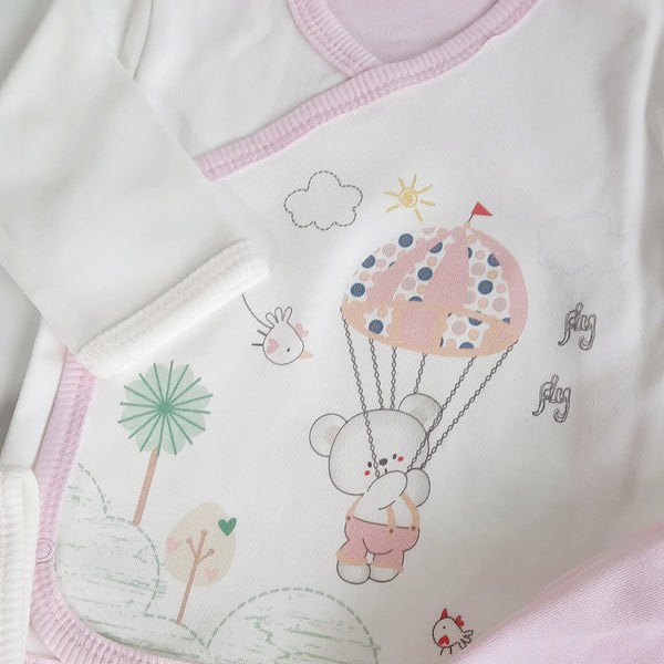 Baby Girls Bear & Balloon Gift Box