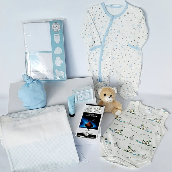 Mum & Baby Boy Newborn Gift Box