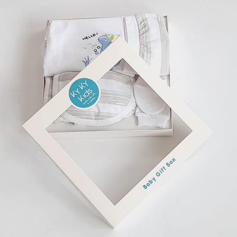 Baby Boys Blue Dino Gift Box