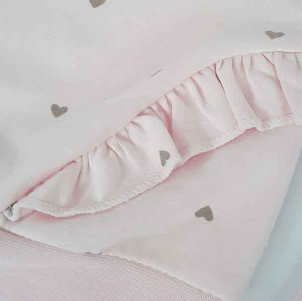 Jules Girl's Pink Heart Playsuit