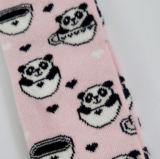 Girls Rich Cotton Panda Socks