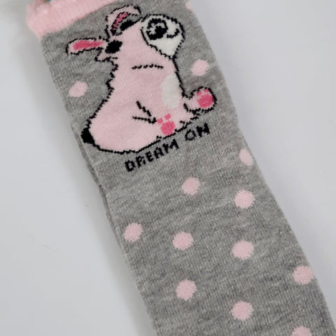Girl's Rich Cotton Bunny Socks