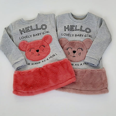 Hello Baby Bear Dress