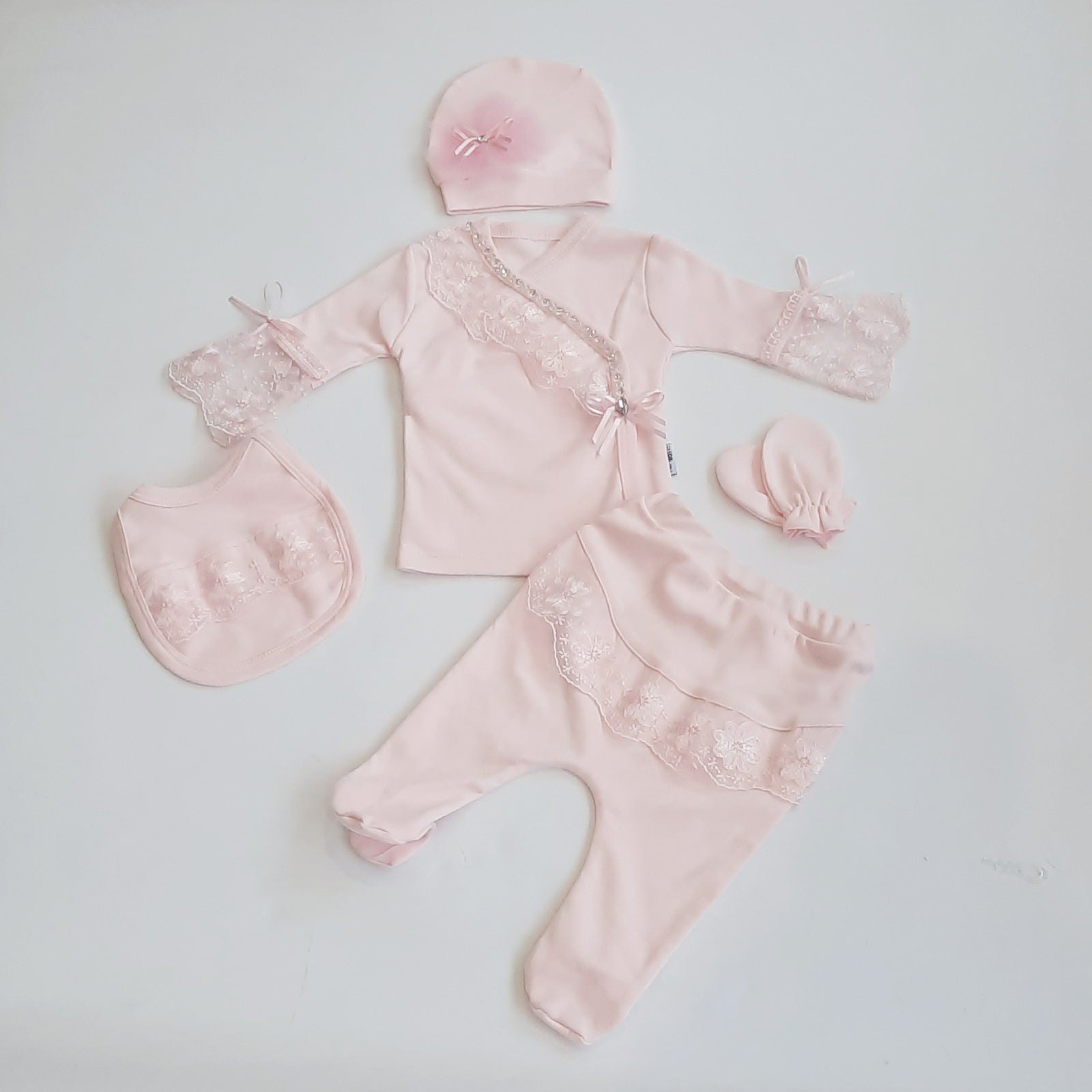 Celine Baby Girls Pink Set