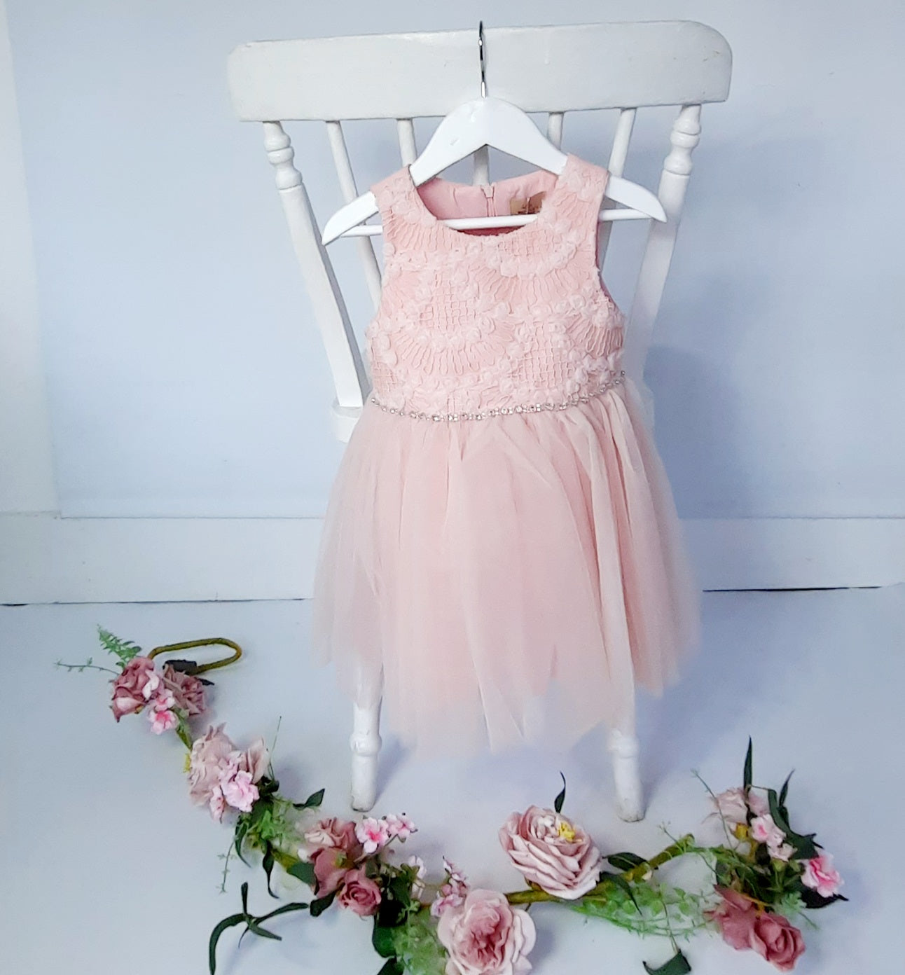 Petal Blush Pink Party Dress
