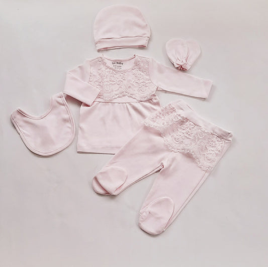 Sena Baby Girls Pink Set