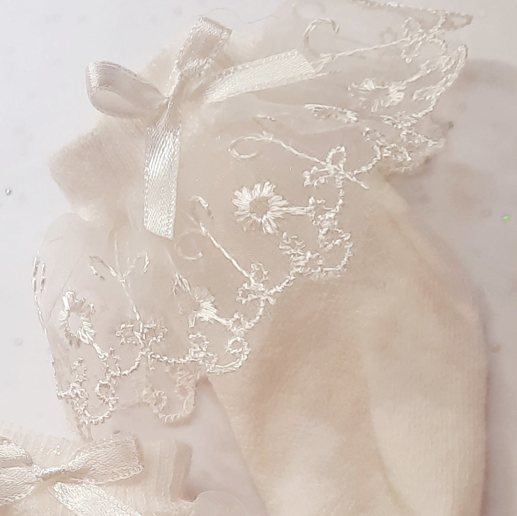 Baby Socks with lace frill