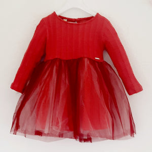 Holly Girls Deep Pink Tulle Dress