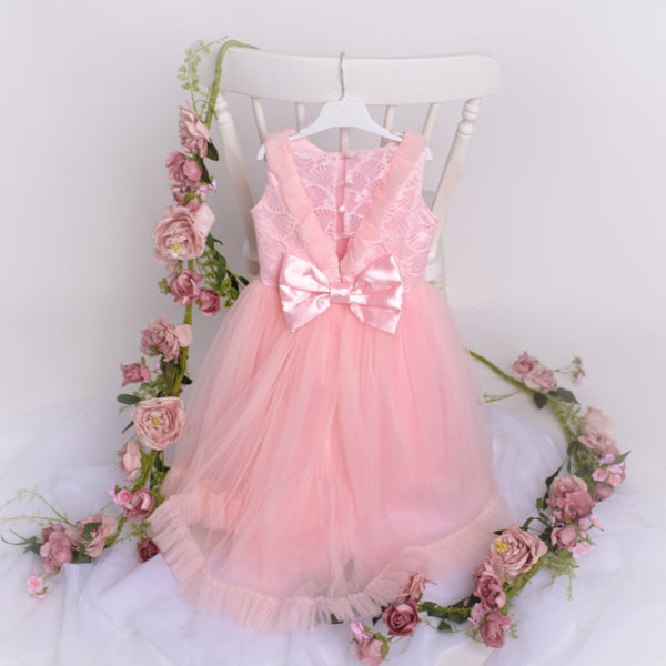 Flower Girls Dress & Hair band- Annabelle