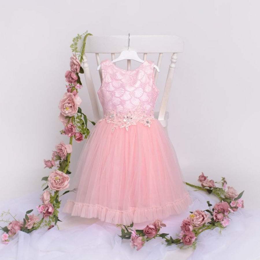 Flower Girls Dress & Hair band- Annabelle